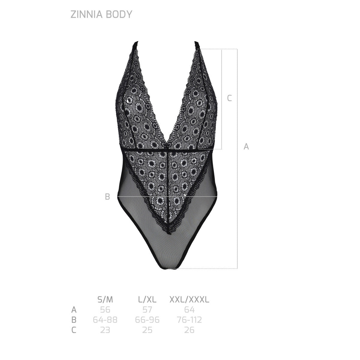 Passion PE ECO Zinnia body black - Produktansicht 7