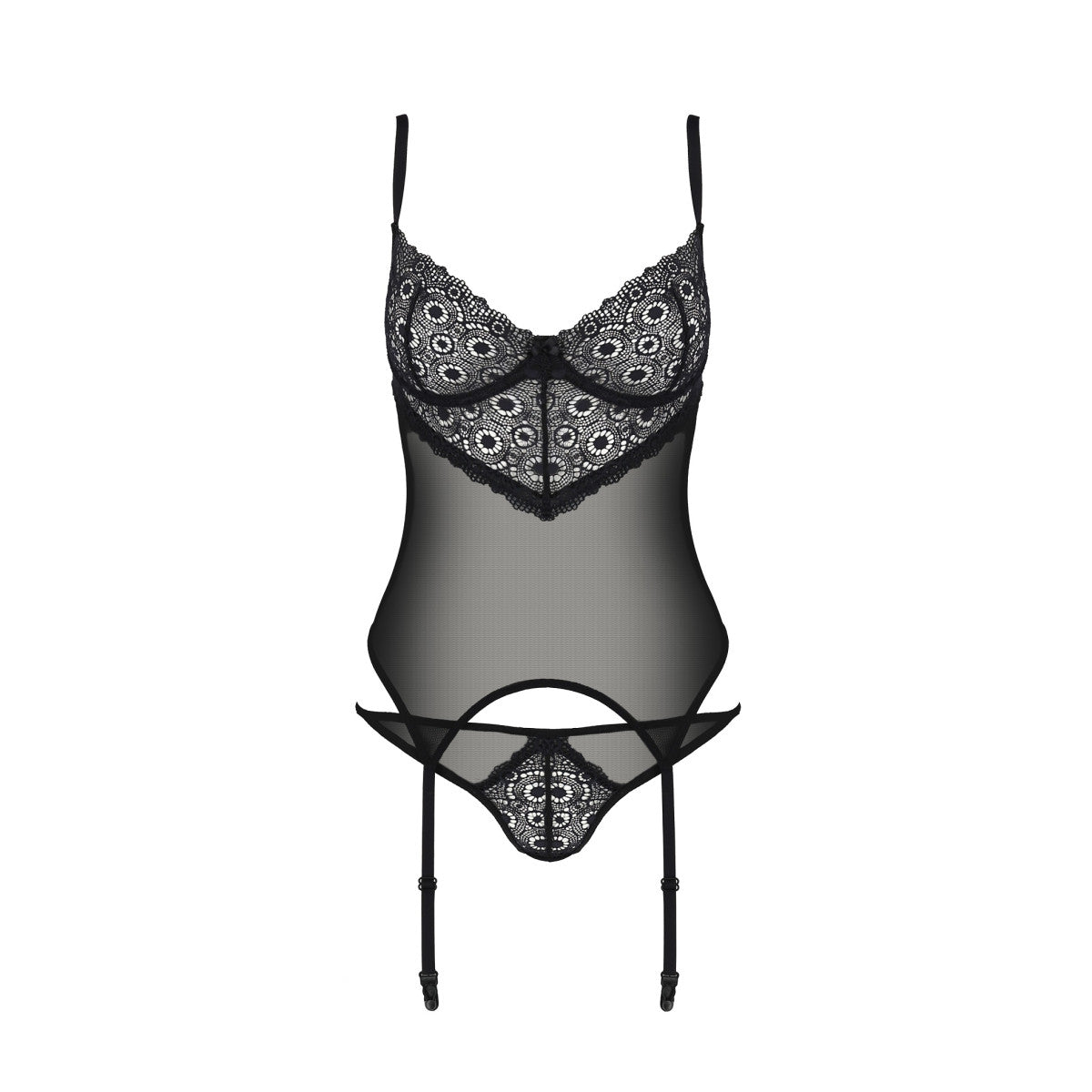 Passion PE ECO Zinnia corset black - Produktansicht 5