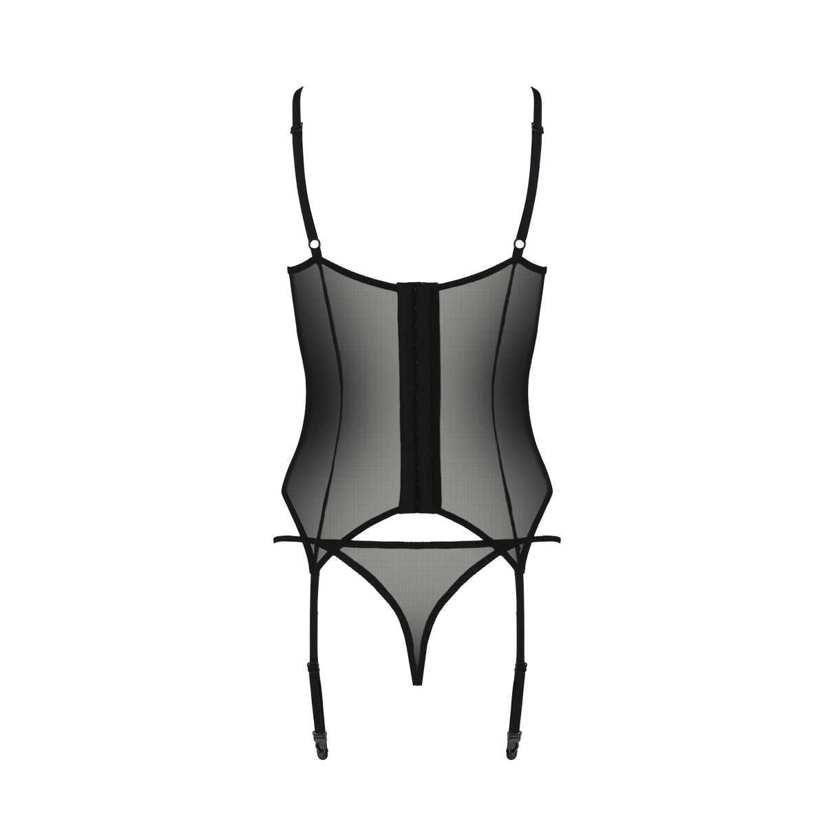 Passion PE ECO Zinnia corset black - Produktansicht 6