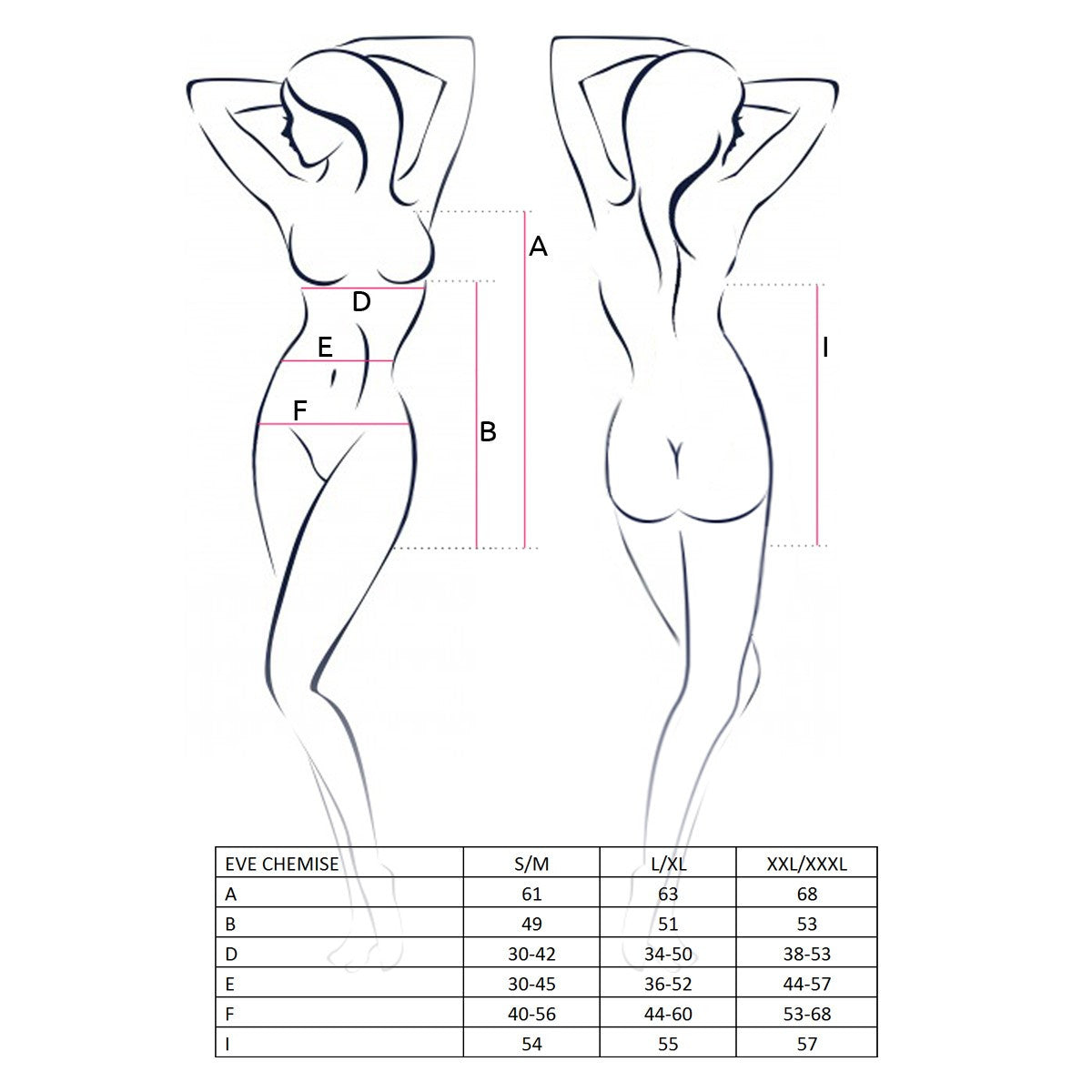 Passion PE Eve chemise pink - Produktansicht 3
