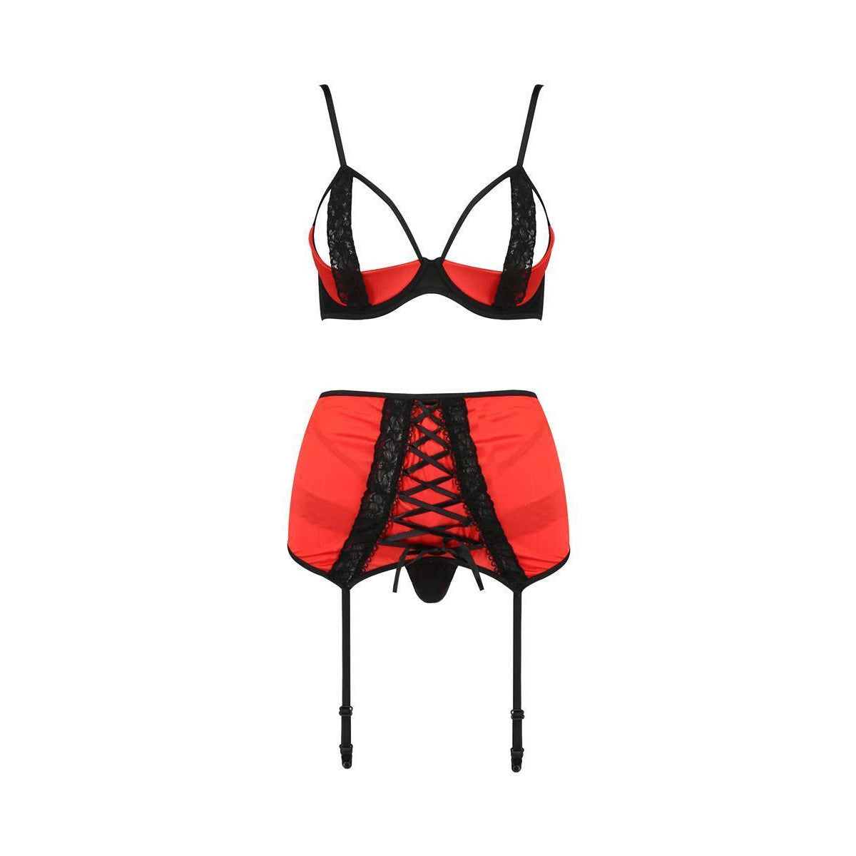 Passion PE Femmina 3pcs set red - Produktansicht 3