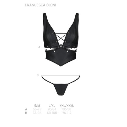 Passion PE Francesca bikini 2pcs set black - Produktansicht 7