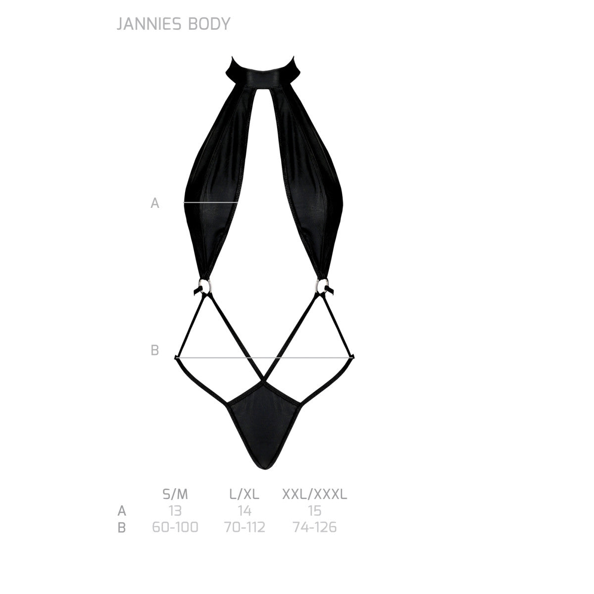 Passion PE Jannies body black - Produktansicht 7