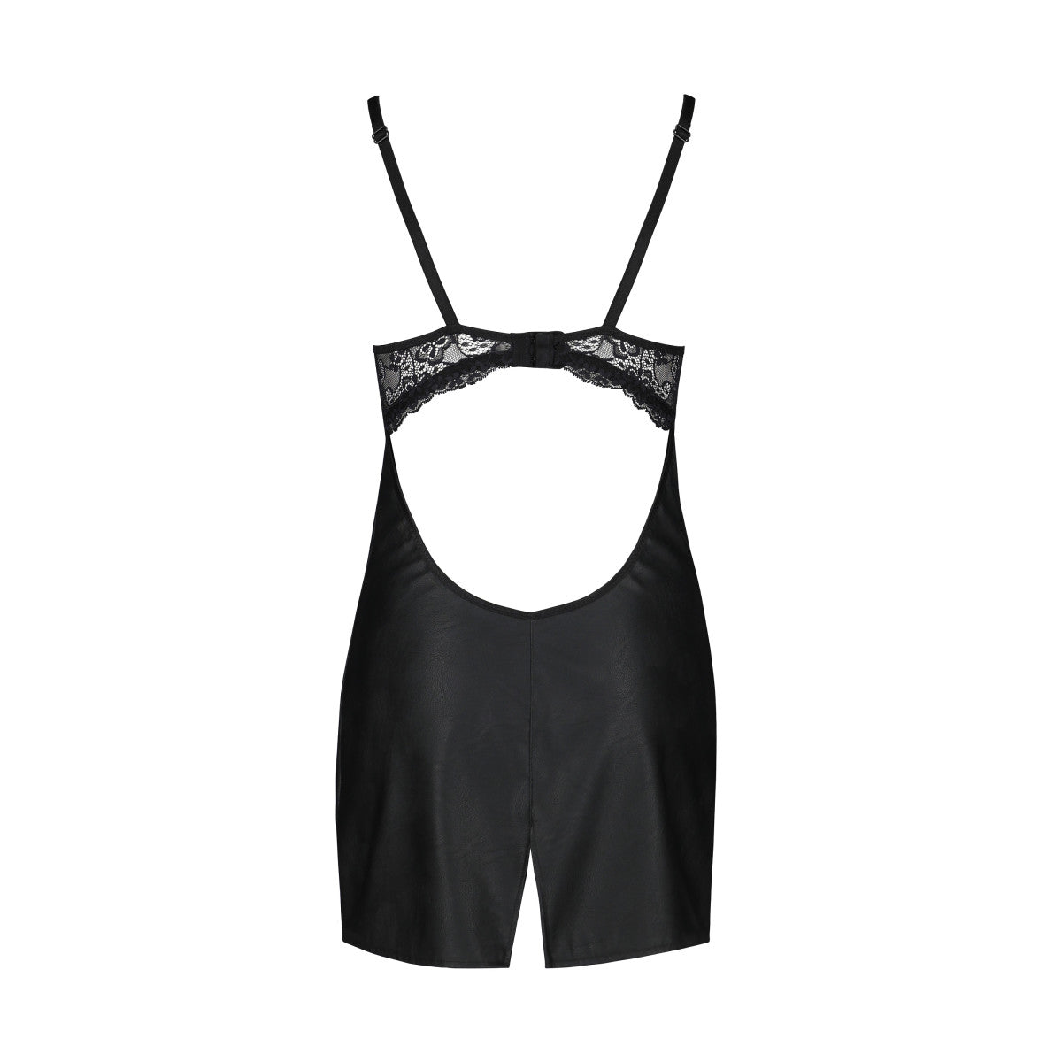 Passion PE Loona chemise & thong black - Produktansicht 4