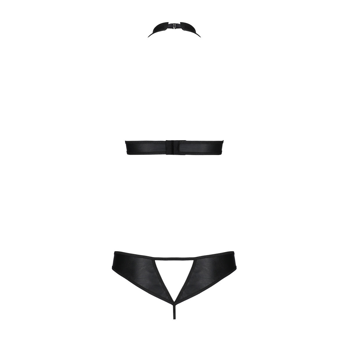 Passion PE Malwia 2pcs set with open bra black - Produktansicht 4