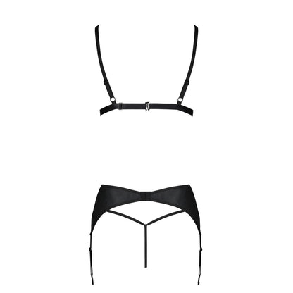 Passion PE Miley 3pcs set with open bra black - Produktansicht 4