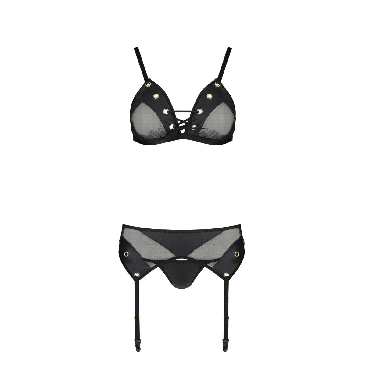 Passion PE Nessy 3pcs set black - Produktansicht 3