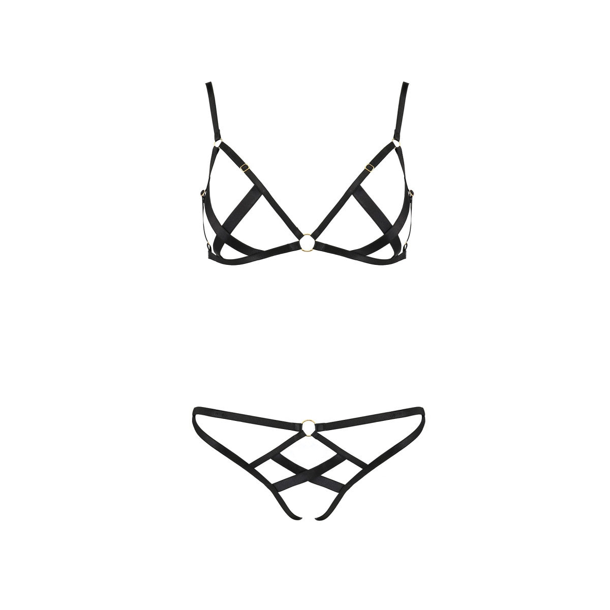 Passion PE Nicky 2pcs set black - Produktansicht 3