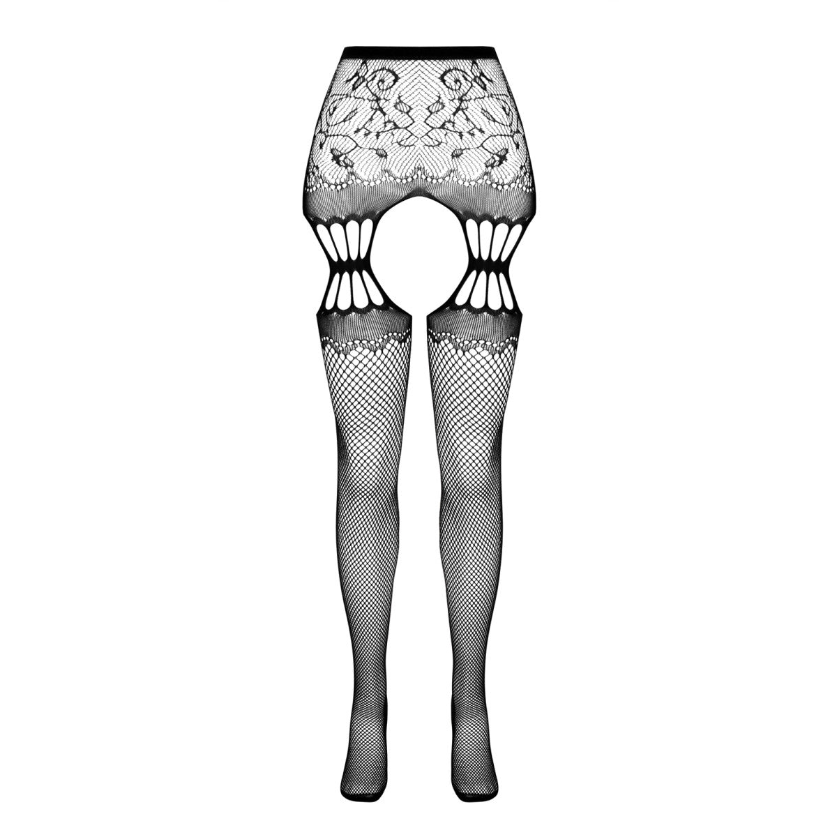 Passion PE S027 Strumpfhose open (ouvert tights) red - Produktansicht 6