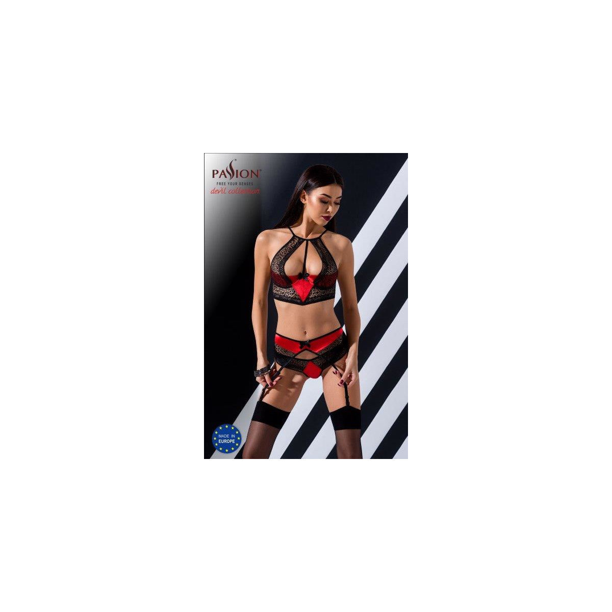 Passion PE Scarlet 3pcs set red - Produktansicht 3