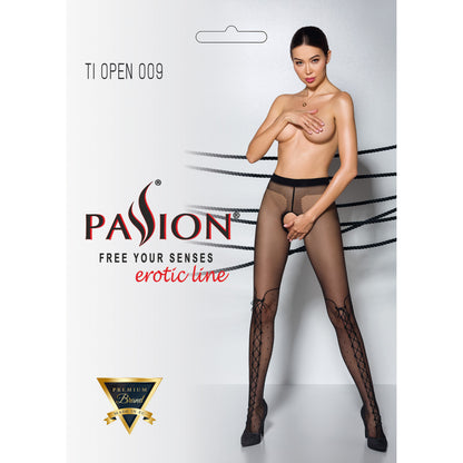 Passion PE TI Open 009 Strumpfhose open (ouvert tights) black - Produktansicht 5