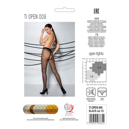 Passion PE TI Open 009 Strumpfhose open (ouvert tights) black - Produktansicht 6