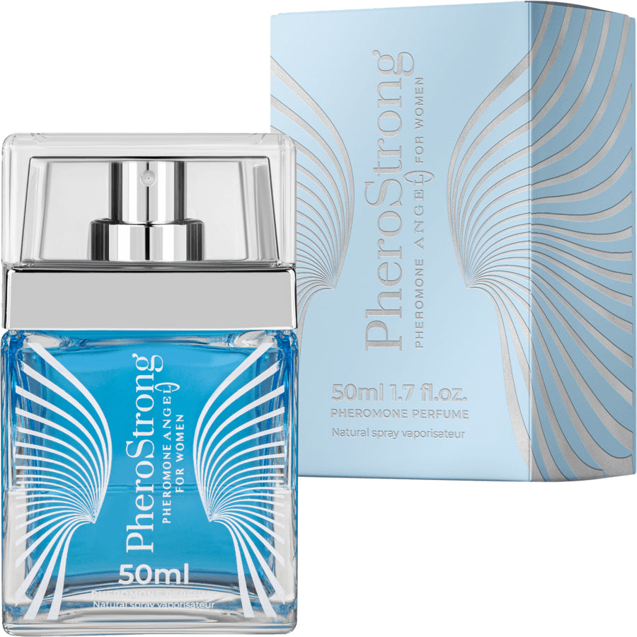 PheroStrong Angel Pheromon Parfum für Frauen 50 ml mit eleganter Verpackung und Flakon