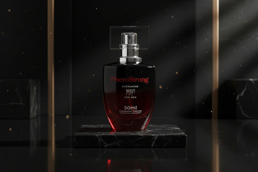 PheroStrong Beast Pheromone Parfum 50ml für Männer Vorderansicht Duftflakon