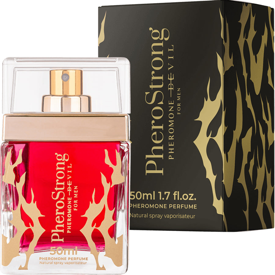PheroStrong Devil Pheromone Parfum für Männer 50ml – markanter Duftflakon mit charakterstarker Ausstrahlung