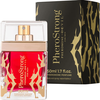 PheroStrong Devil Pheromone Parfum für Männer 50ml – markanter Duftflakon mit charakterstarker Ausstrahlung