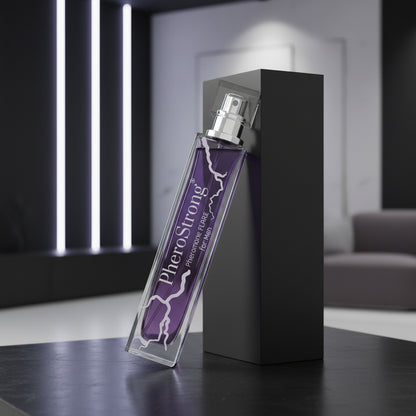 PheroStrong Flare for Men Parfum 50ml luxuriös inszeniert mit modernem Lichtspiel