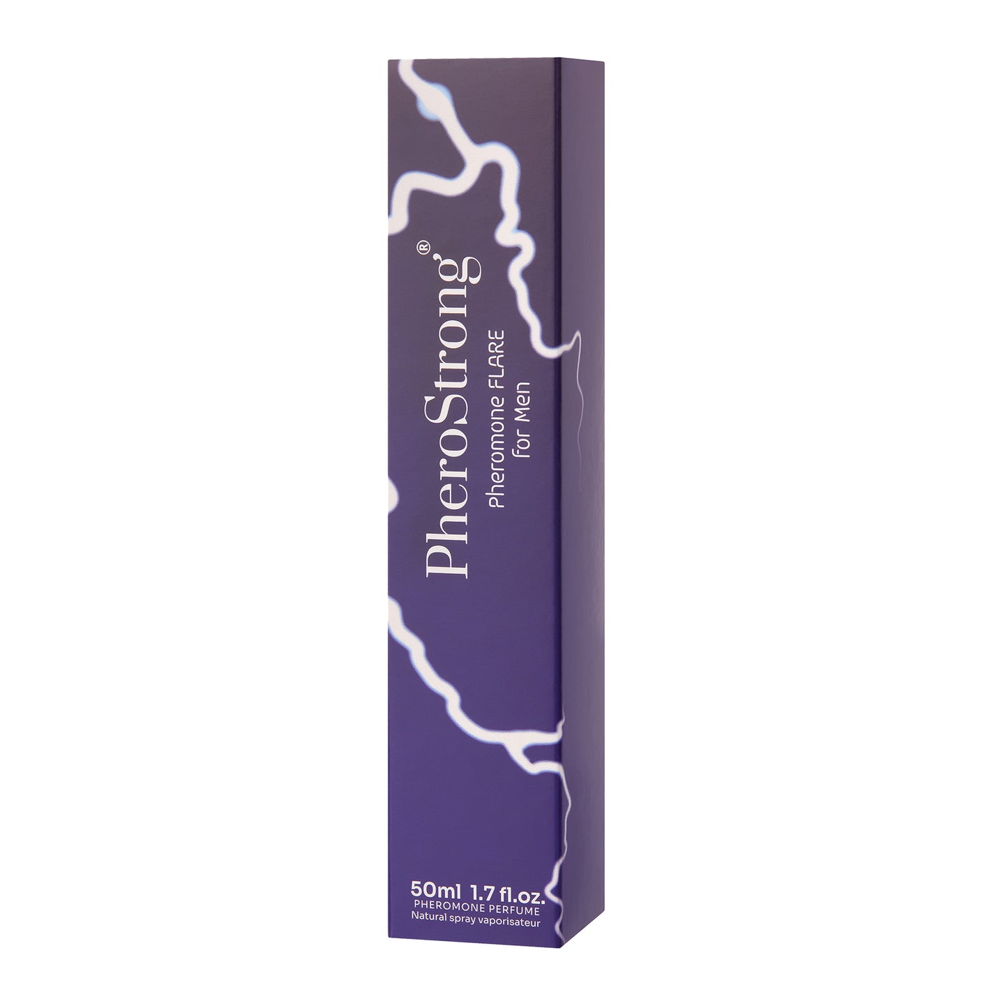 PheroStrong Flare for Men Parfum 50ml Verpackung in minimalistischem Stil