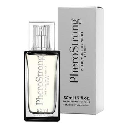 PheroStrong Pheromone Parfum by Night für Männer 50ml Flakon mit Verpackung in elegantem Design