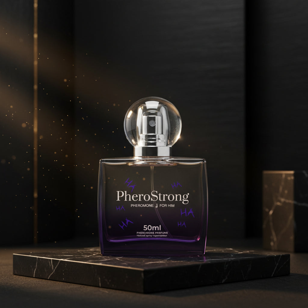 PheroStrong J for Him Duftflasche mit eleganter Präsentation