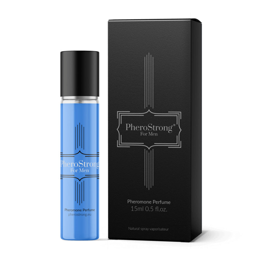 PheroStrong Pheromone Parfum für Männer 15 ml Flakon mit Verpackung diskreter Herrenduft