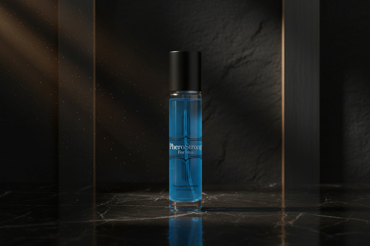 Pheromon Parfum für Männer von Evoria Care, stilvolle Flasche mit maritimer Frische