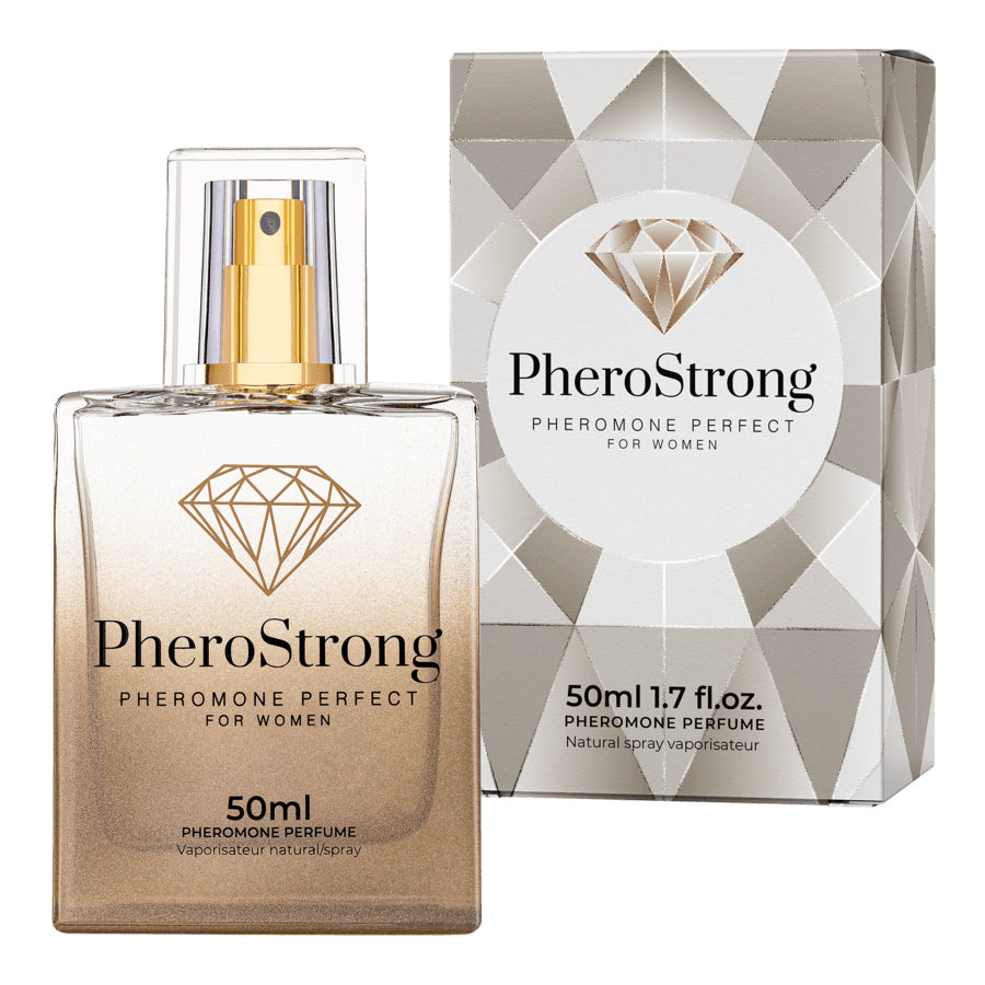 PheroStrong Pheromone Parfum Perfect for Women 50ml mit Verpackung in elegantem Design