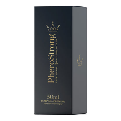 PheroStrong Queen Pheromone Parfum für Frauen 50ml Verpackung in elegantem Look