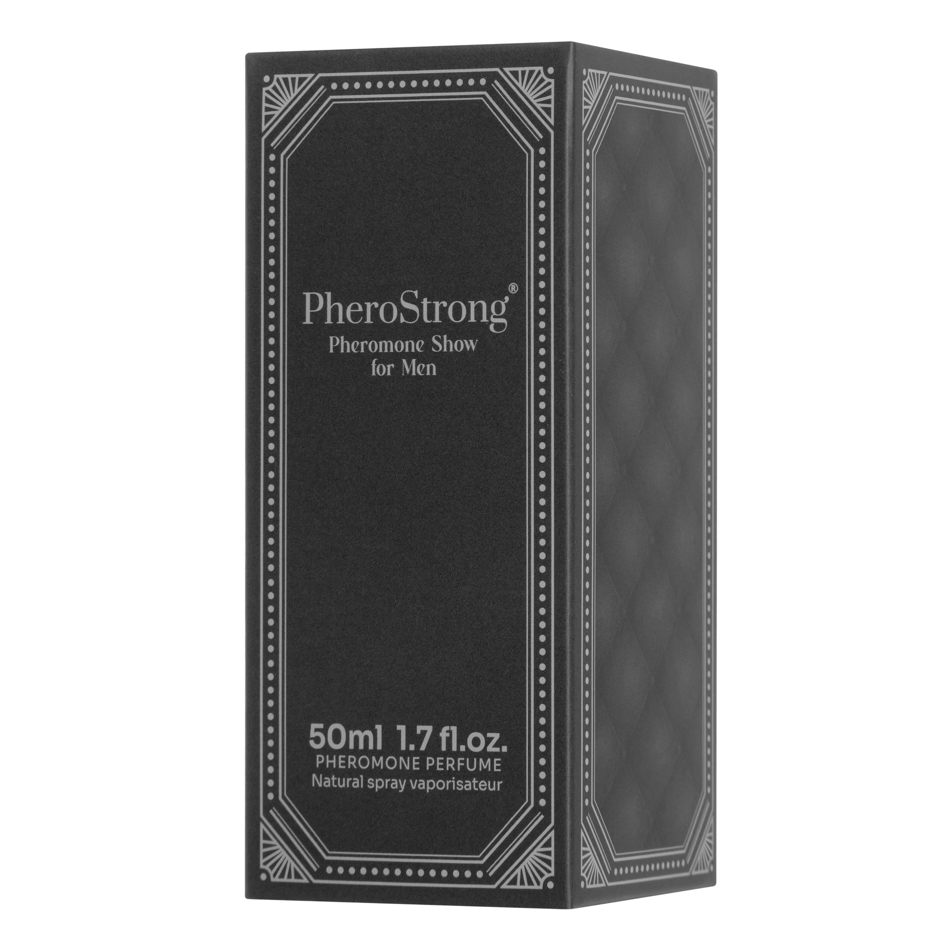 PheroStrong Show for Men Pheromone Parfum 50ml edle Verpackung im modernen Design