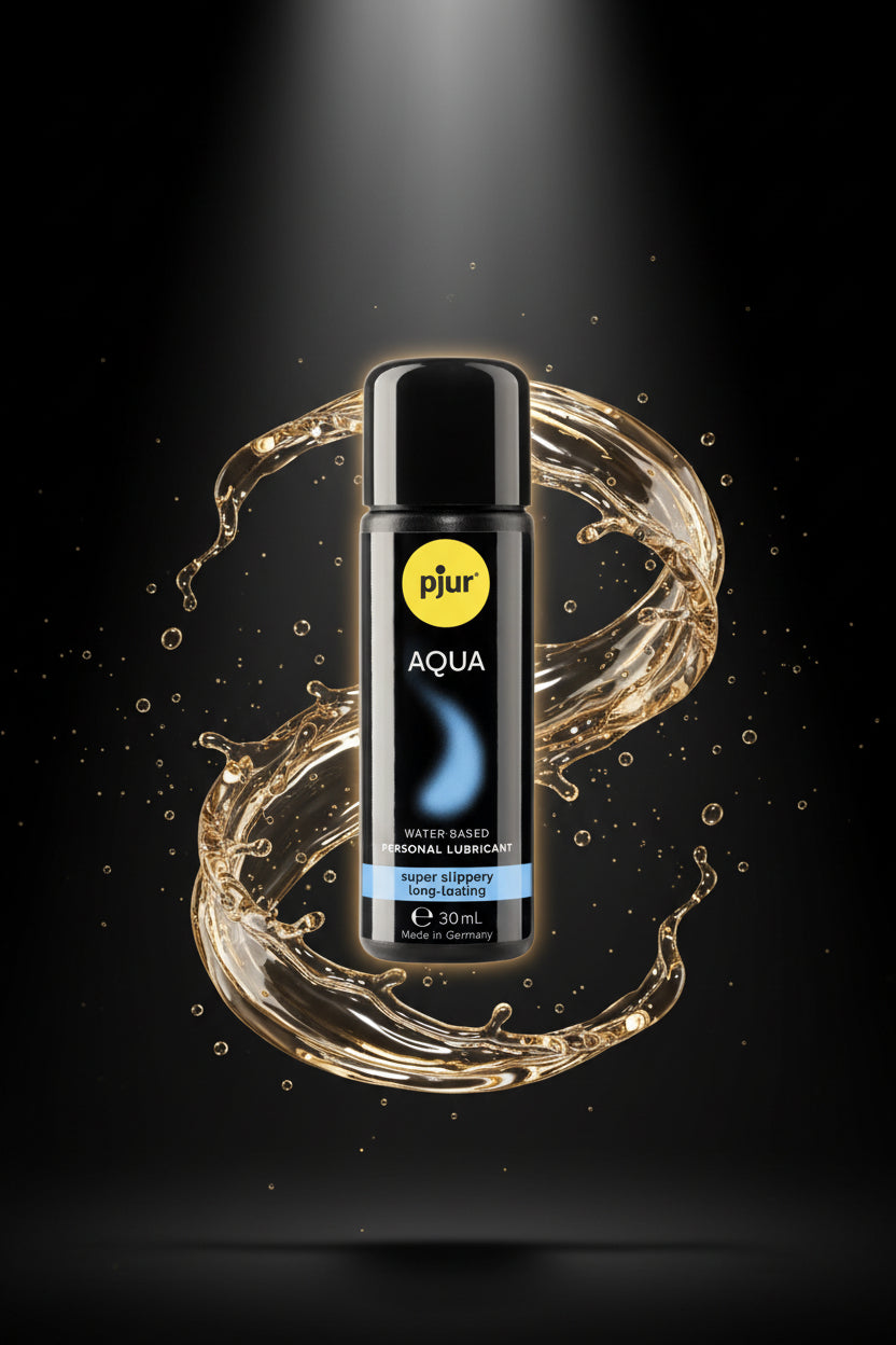 pjur AQUA Gleitgel auf Wasserbasis 30 ml – kompakt und hautfreundlich für unterwegs