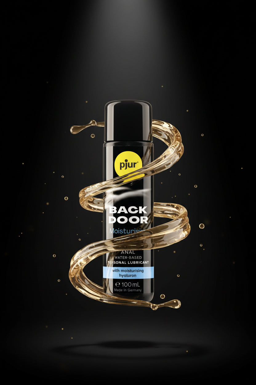 pjur BACKDOOR Moisturising wasserbasiertes Gleitgel mit Hyaluron 100 ml für intensive Feuchtigkeit und sanfte Gleitfähigkeit