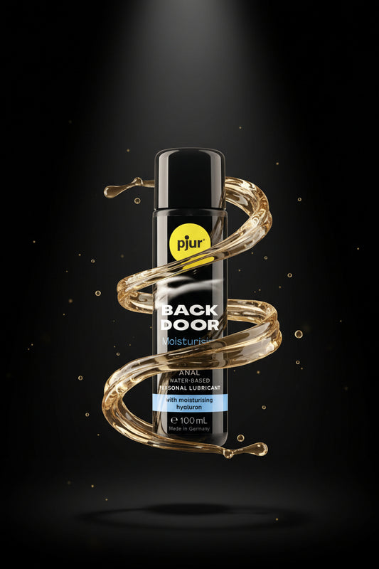 pjur BACKDOOR Moisturising wasserbasiertes Gleitgel mit Hyaluron 100 ml für intensive Feuchtigkeit und sanfte Gleitfähigkeit