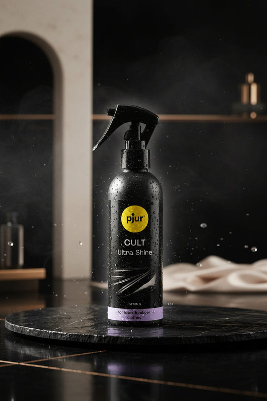 pjur CULT Ultra Shine Silikon-Spray für Latex und Gummi – Pflege, Schutz und intensiver Glanz