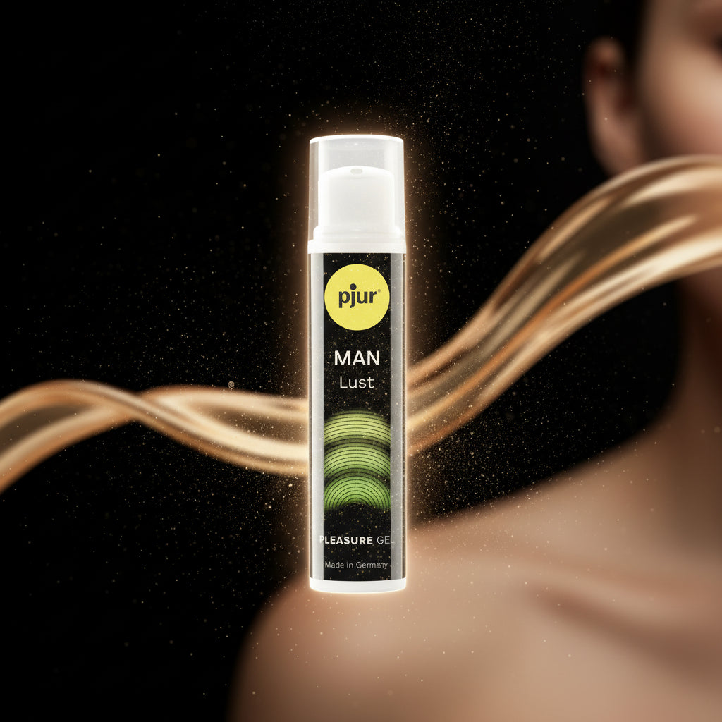 pjur MAN Lust Stimulationsgel für Männer in sinnlicher Intimate Wellness Inszenierung