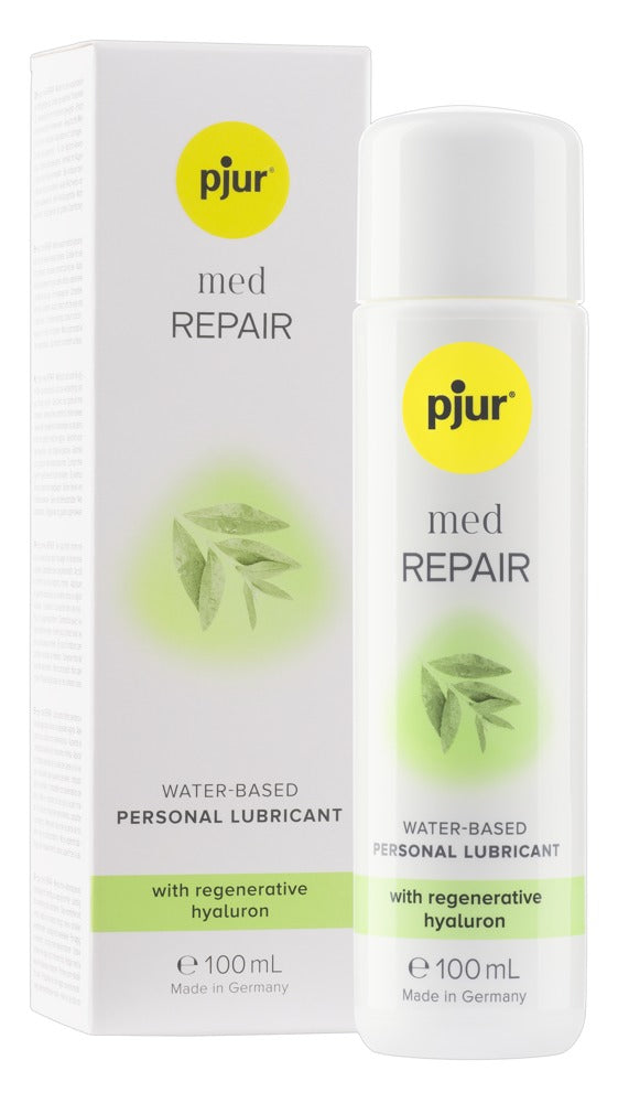 pjur med Repair Gleitgel mit regenerierendem Hyaluron für langanhaltende Gleitfähigkeit und sensible Haut