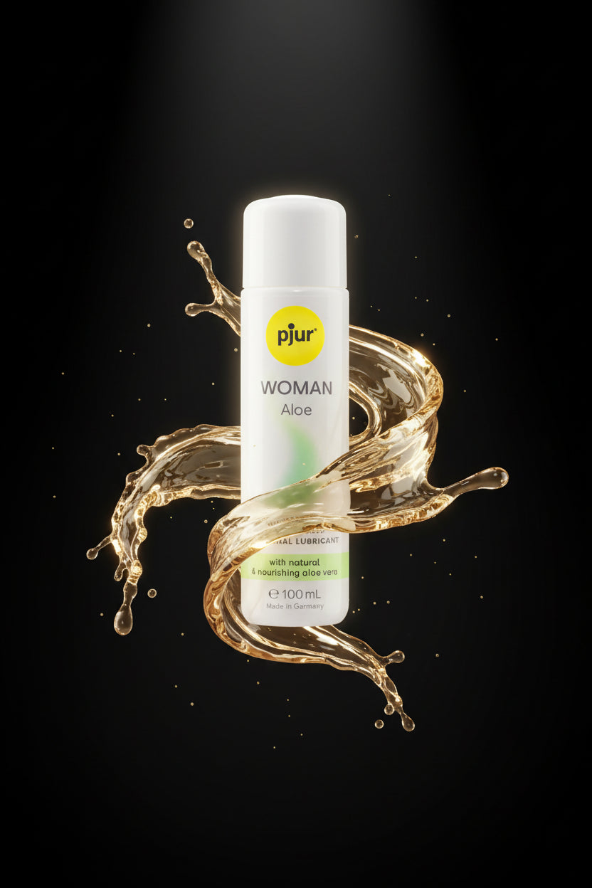pjur WOMAN Aloe wasserbasiertes Gleitgel mit Aloe Vera 100 ml für sanfte Intimpflege und Feuchtigkeit