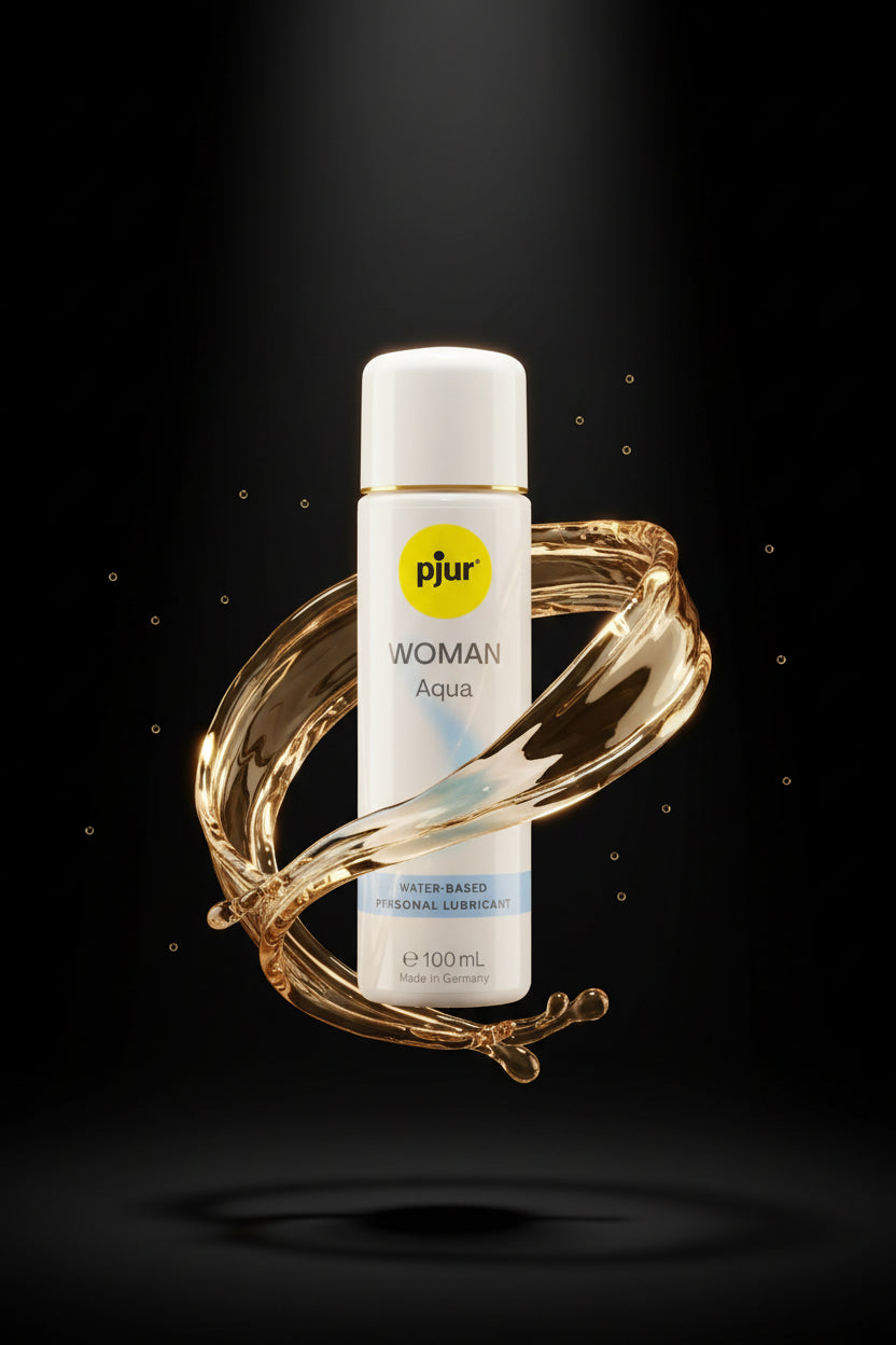 pjur WOMAN Aqua wasserbasiertes Gleitgel 100 ml – feuchtigkeitsspendend und hautverträglich für empfindliche Haut