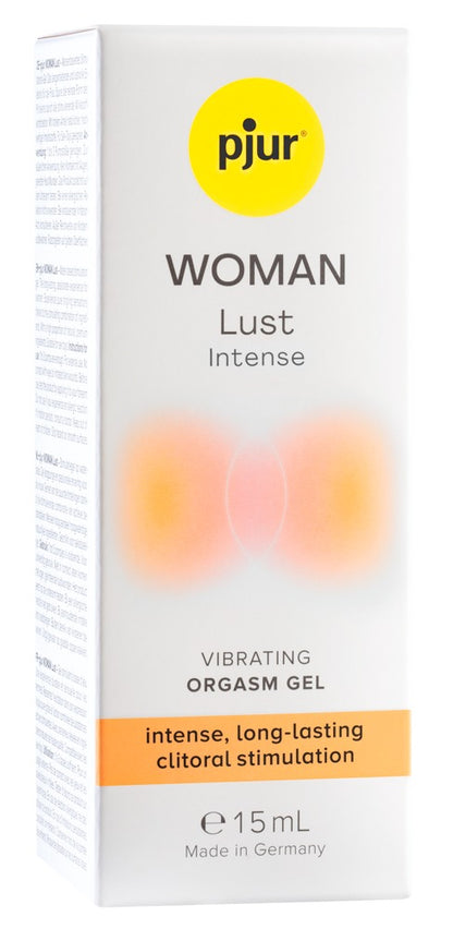 pjur WOMAN Lust Intense Verpackung Stimulationsgel für intensive sinnliche Momente