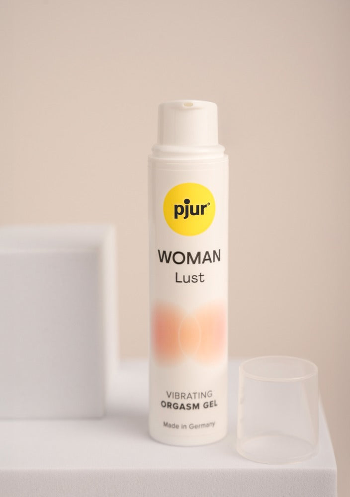 pjur WOMAN Lust Stimulationsgel minimalistisch inszeniert für Intimate Wellness