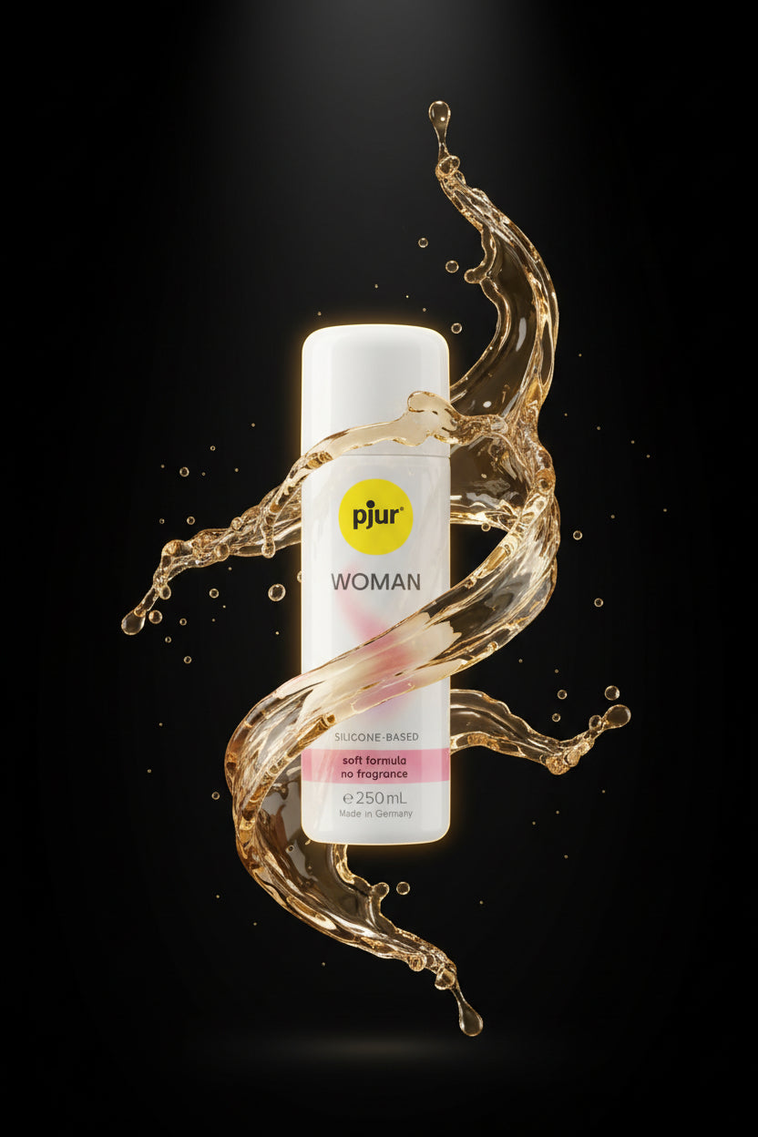 pjur WOMAN silikonbasiertes Gleitgel für empfindliche Haut 250 ml, parfümfrei und langanhaltend