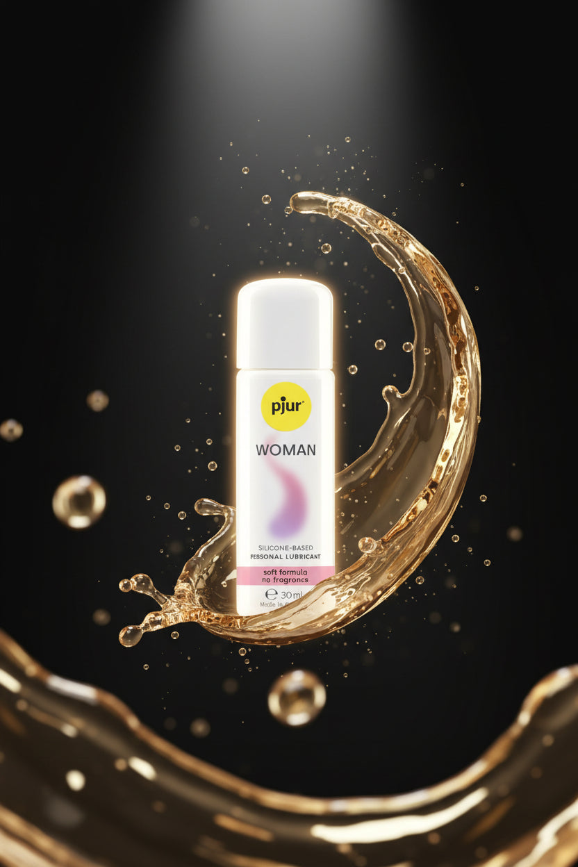 pjur WOMAN silikonbasiertes Gleitgel für empfindliche Haut 30 ml, kompakte Größe für unterwegs