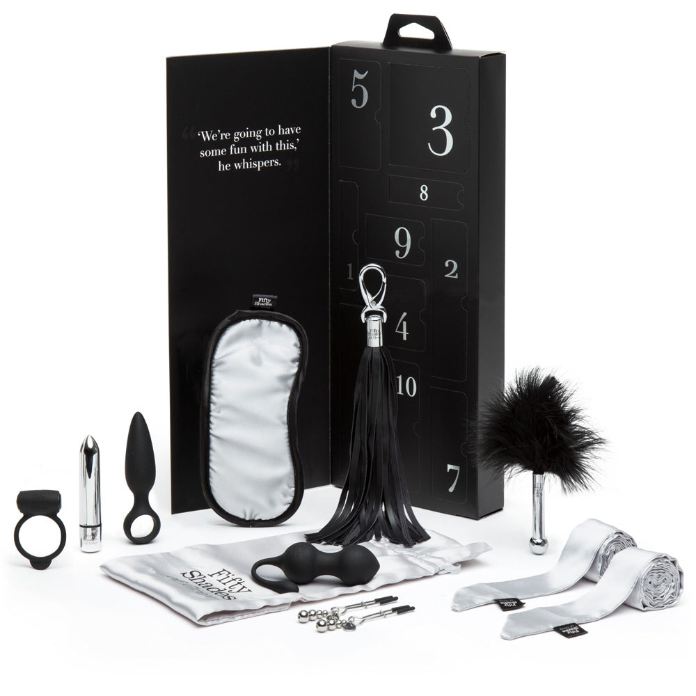 10-teiliges Intimate Wellness Set im Kalenderformat mit vielfältigen Accessoires