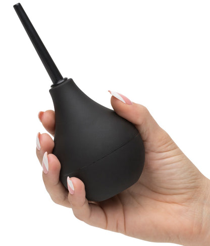 Analdusche in Schwarz für vorbereitende Reinigung und komfortable Anwendung