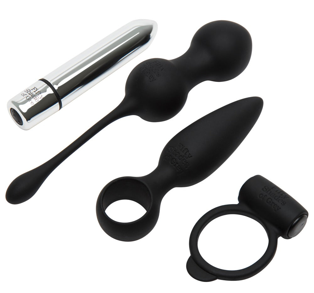 Ausgewählte Toys aus dem Set für sanfte Stimulation und intime Momente