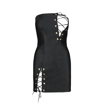 Passion PS Celin Size Plus chemise & thong black - Produktansicht 3
