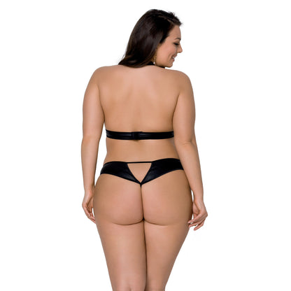 Passion PS Malwia Size Plus 2pcs set with open bra black - Produktansicht 2