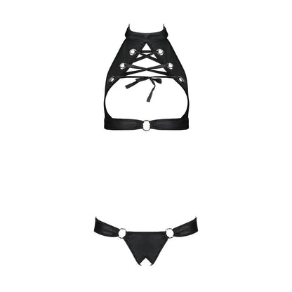 Passion PS Malwia Size Plus 2pcs set with open bra black - Produktansicht 3