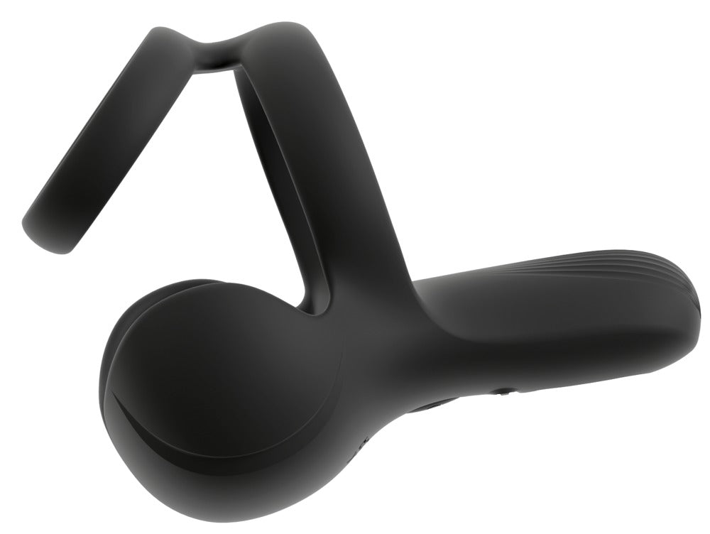 Seitenansicht des Rebel Ball Massagers mit Hoden- und Damm-Stimulator