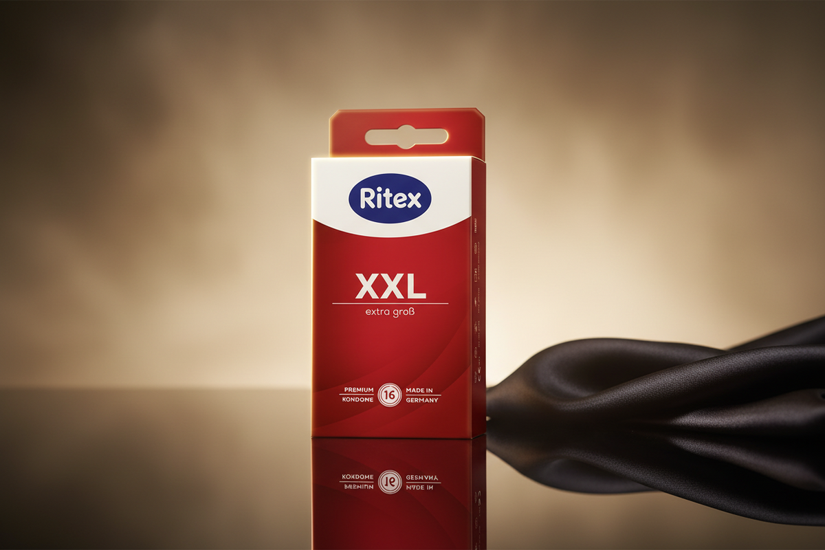 Ritex XXL Kondome 16 Stück, extra große Passform für intensives Gefühl