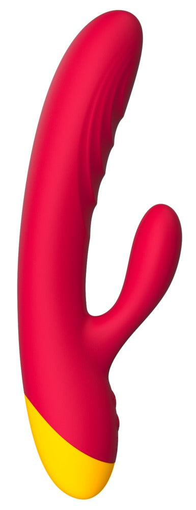 ROMP Jazz Rabbitvibrator in Rot Frontansicht mit Reizarm